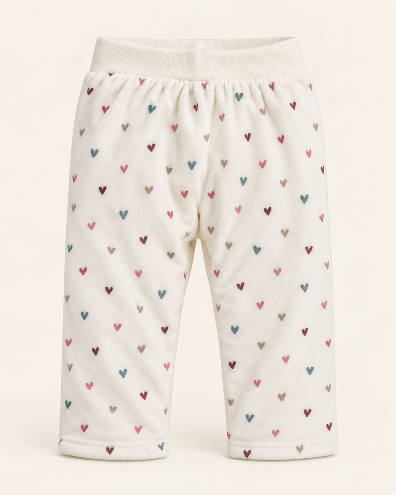 Completo maglia con ruches e pantalone con cuoricini - immagine 8