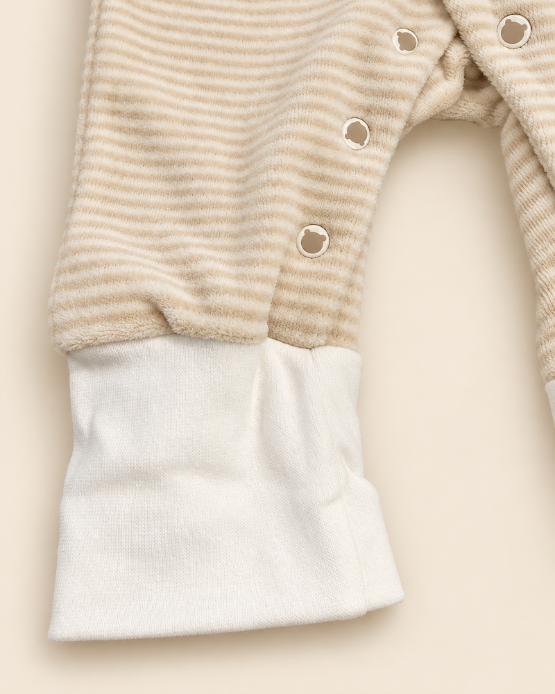 Tutina a righe con orsetto - immagine 6
