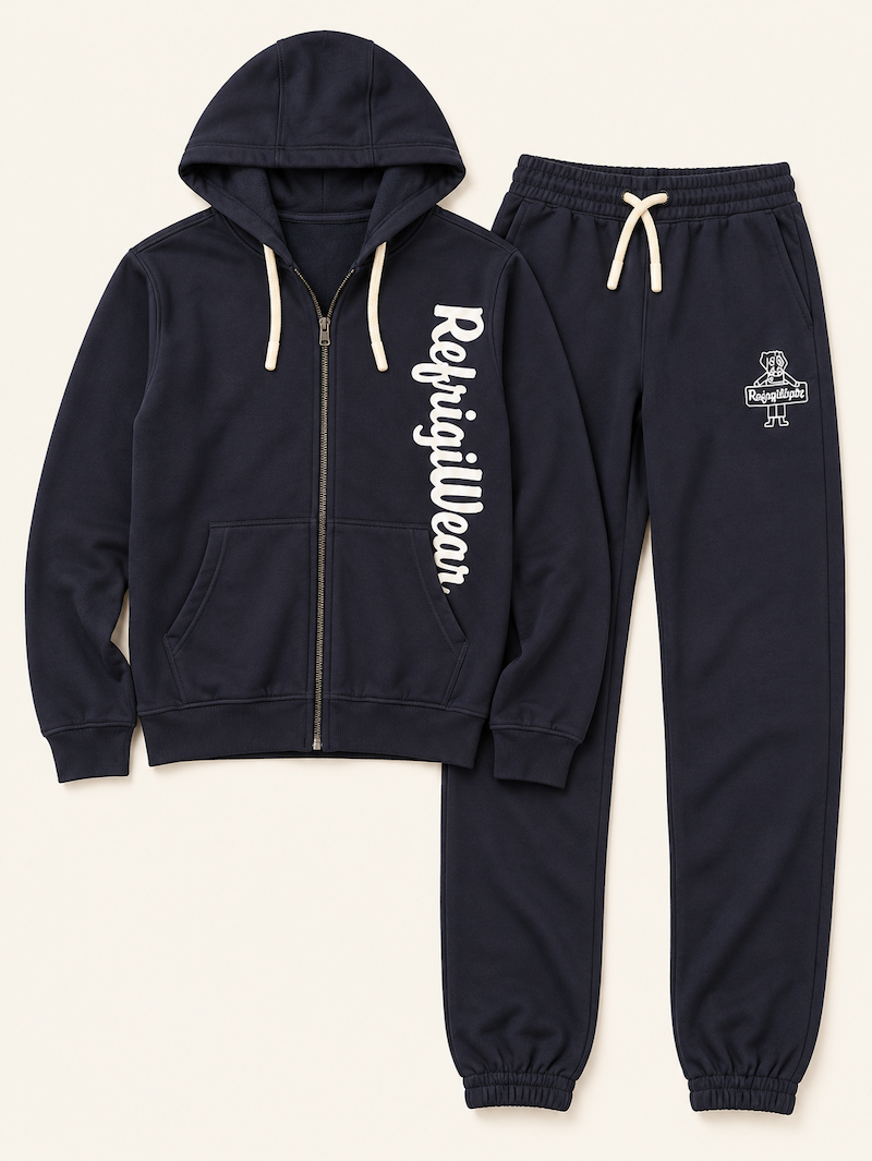 Completo felpa con cappuccio e pantalone