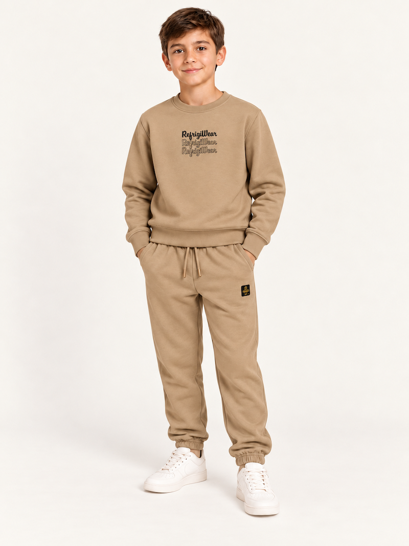 Completo felpa girocollo e pantalone - immagine 7
