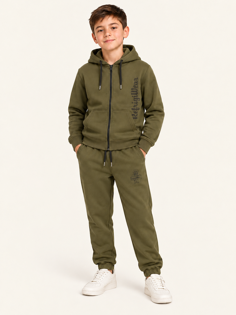 Completo felpa con cappuccio e pantalone - immagine 7