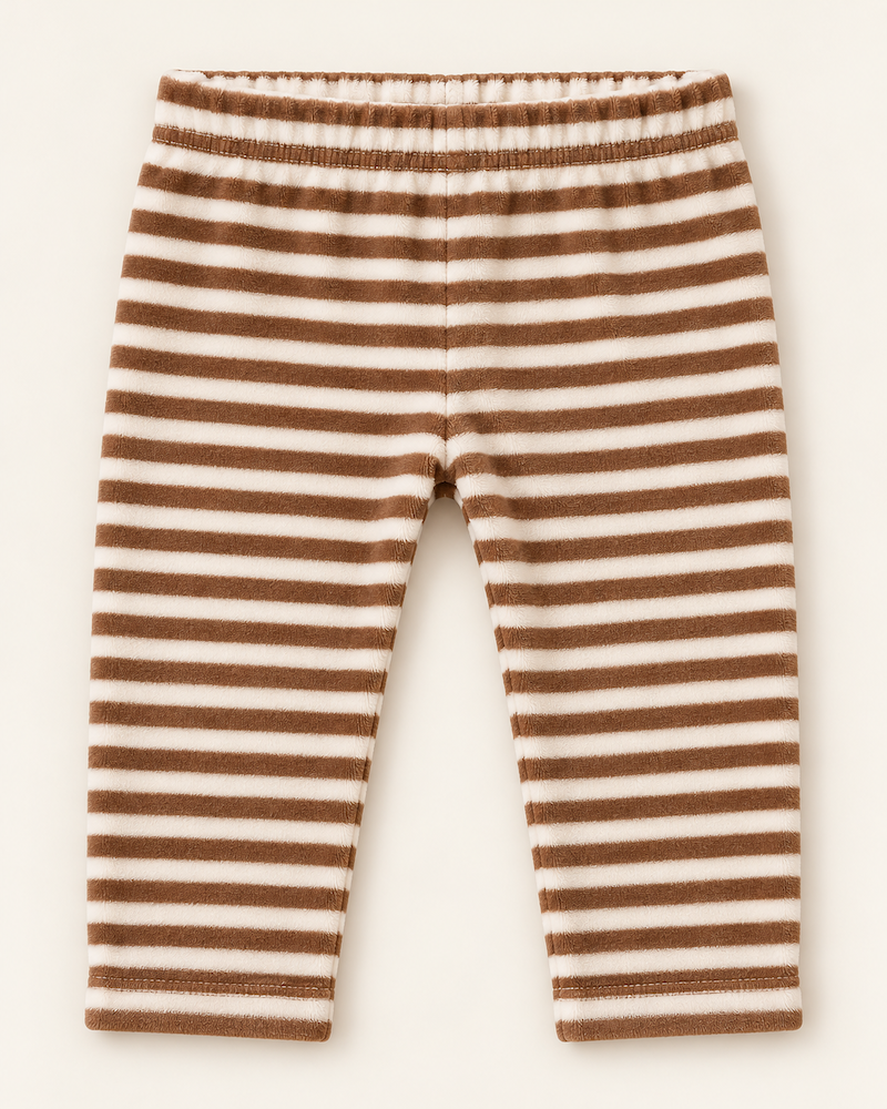 Completo maglia con orsetto e pantalone a righe - immagine 7